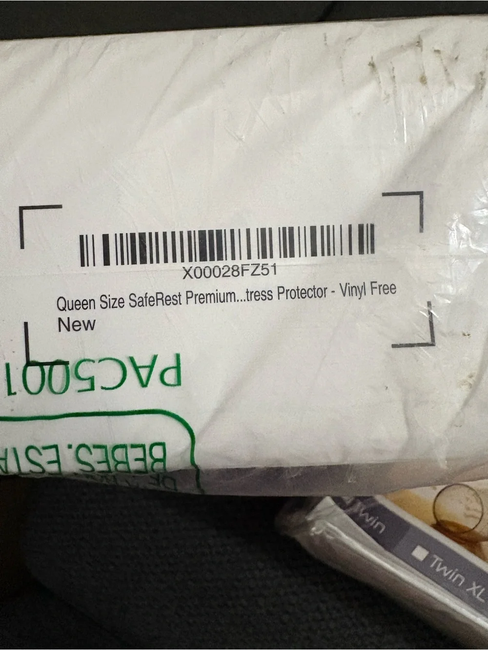 Sade Rest White Mattress Protector - Queen